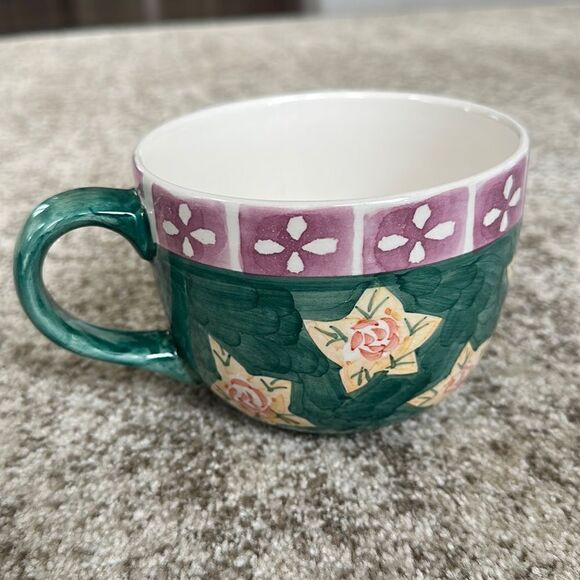 Dolce Vida Large Hand Painted Mug - Picture 1 of 4